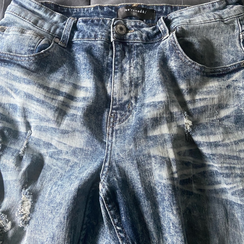 Serenede Stylish Distressed Skinny Jeans for Men - Picture 3 of 3